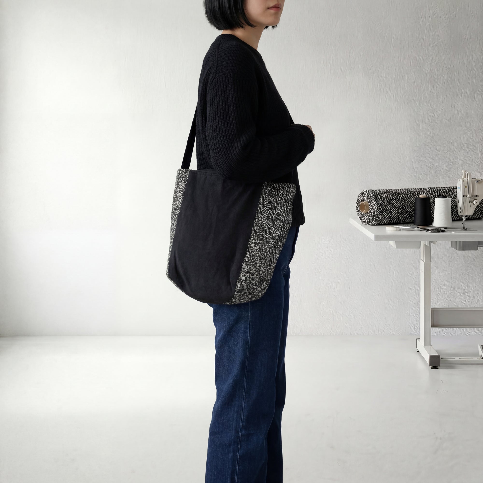 ウール×コットンリネン