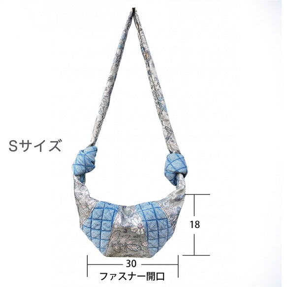水明かりの花 ｜ 結び目ショルダーバッグ 3