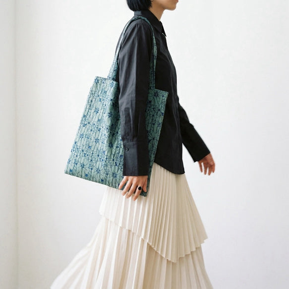 花泡沫｜刺繍ジャカード トートバッグ 2