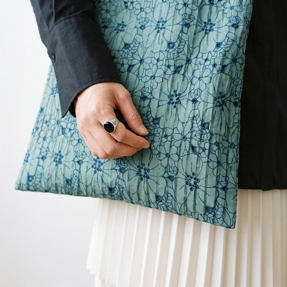 花泡沫｜刺繍ジャカード トートバッグ 4