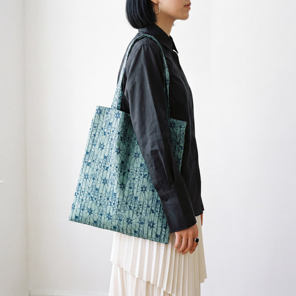 花泡沫｜刺繍ジャカード トートバッグ 8